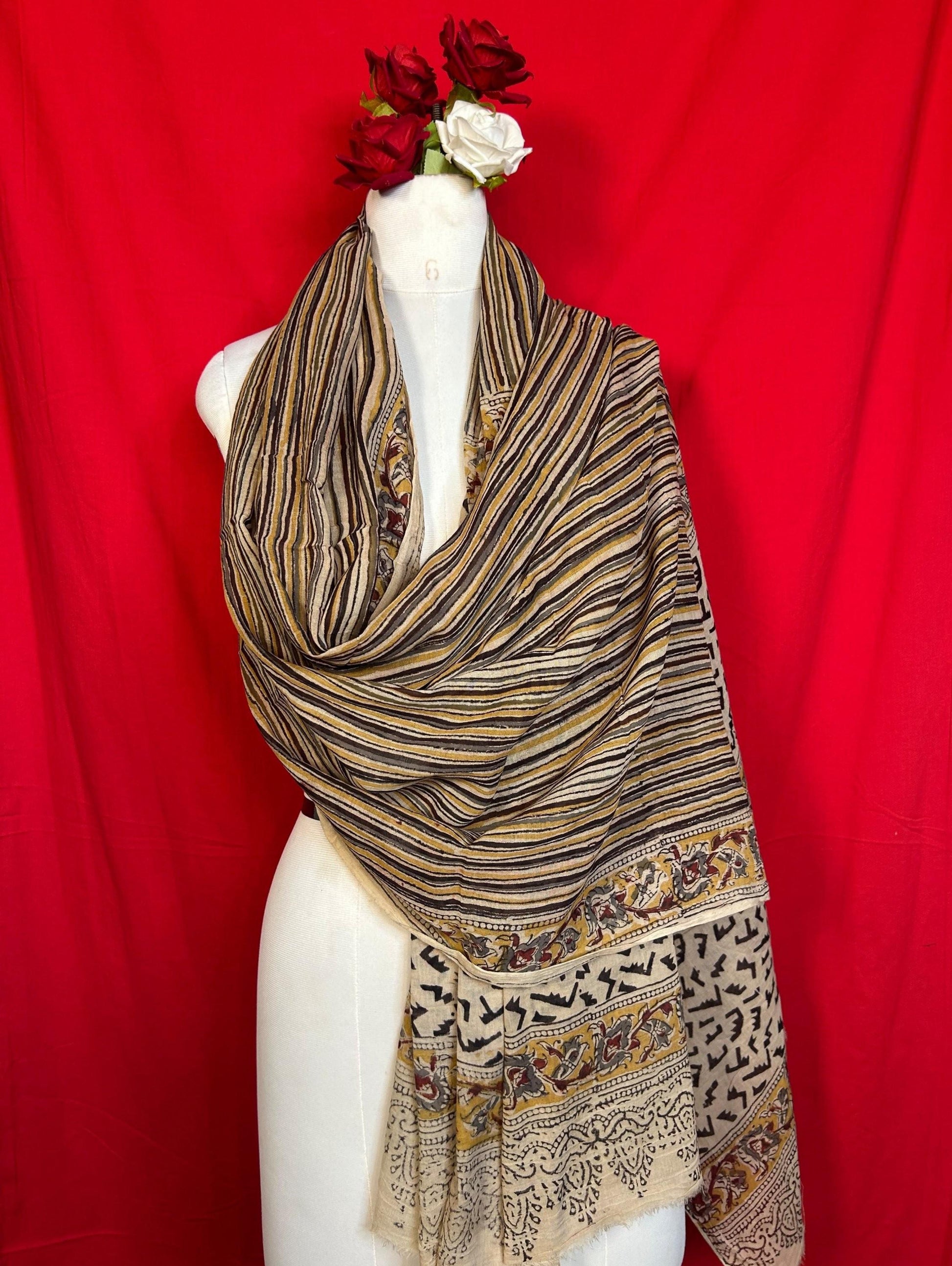 Kalamkari Cotton Dupatta