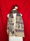 Kalamkari Handblock Printed Cotton Dupatta with Traditional Ethnic Pattern
