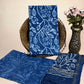 Indigo Blue Handblock Printed Cotton Suit Set