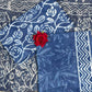 Indigo Blue Handblock Printed Cotton Suit Set