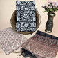 Maroon Kota Handblock Printed Cotton Suit Set