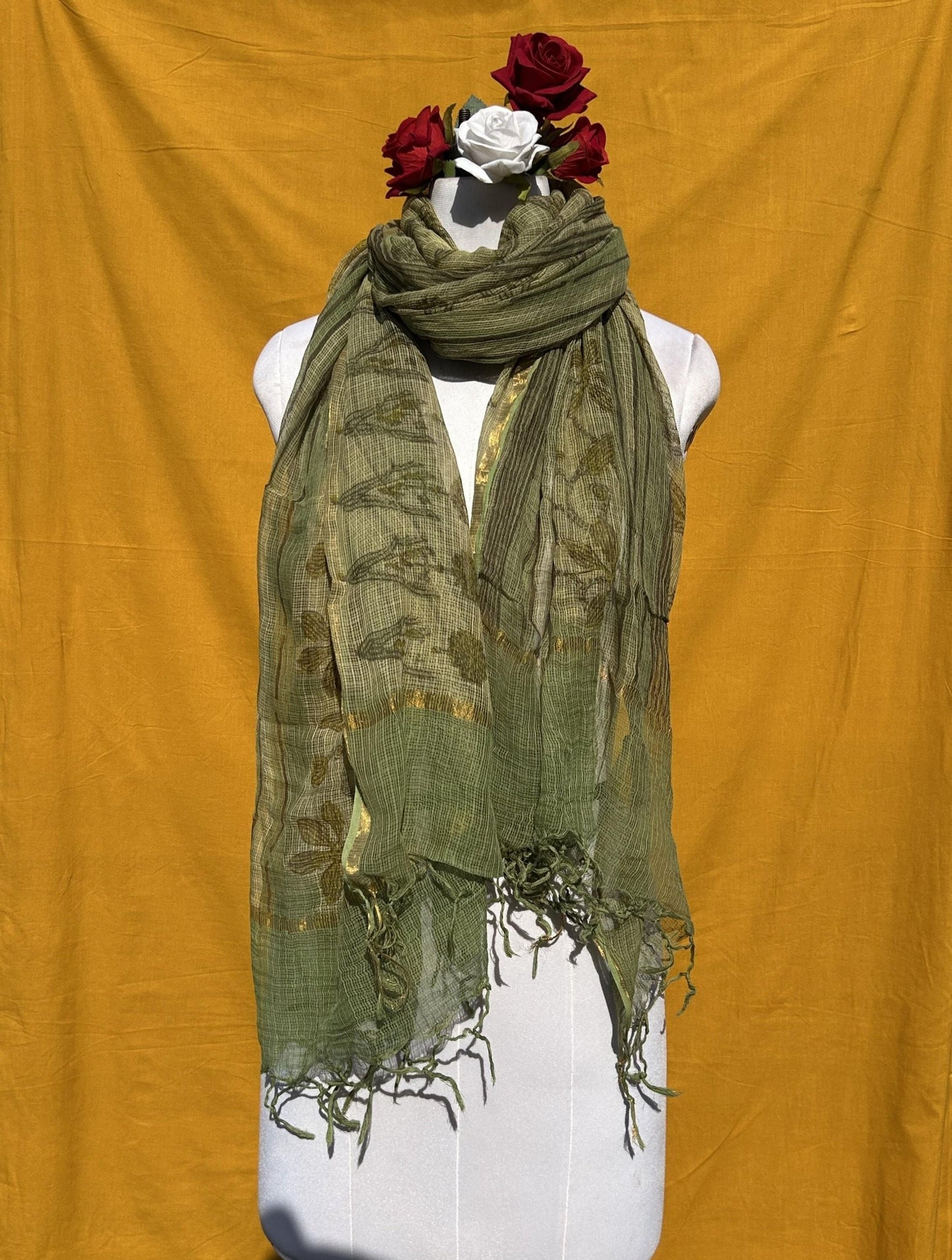 Kota Handblock Printed Dupatta
