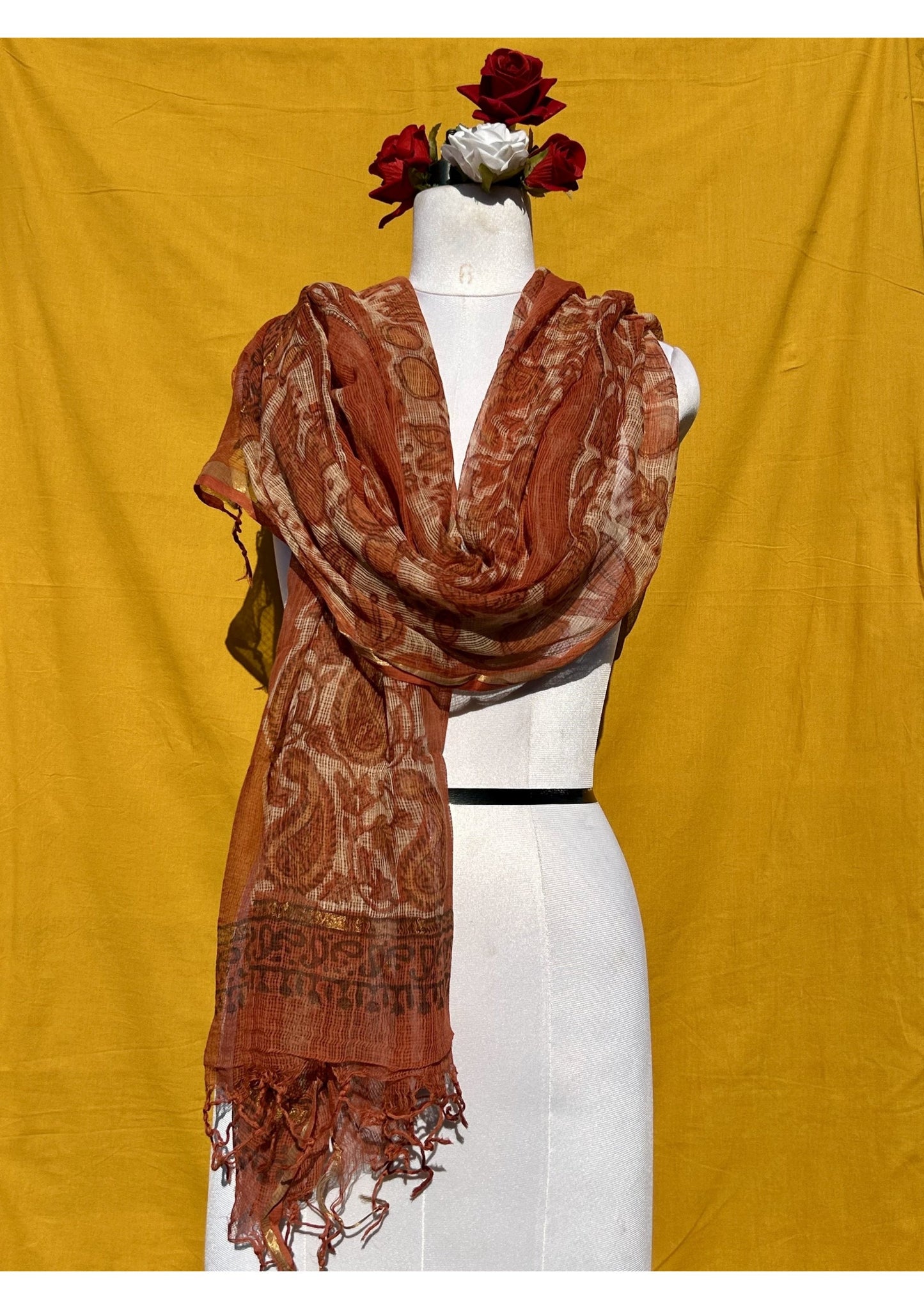 Kota Handblock Printed Dupatta