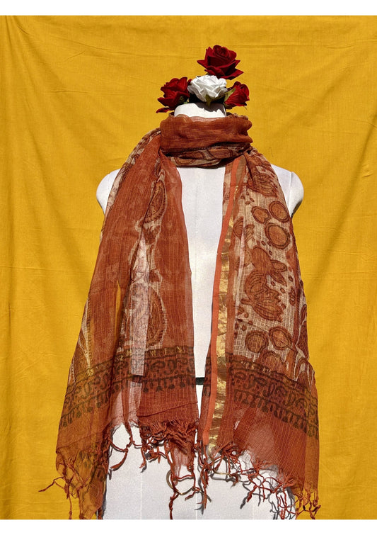 Kota Handblock Printed Dupatta