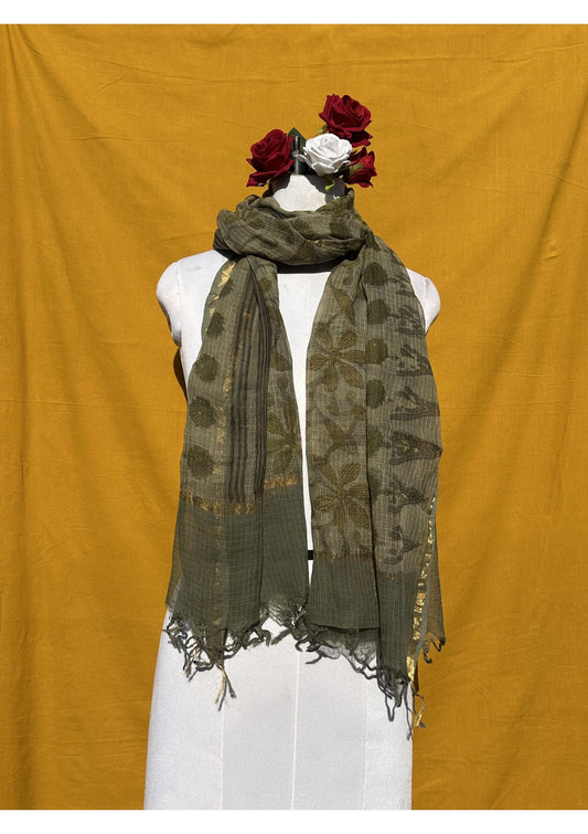 Kota Handblock Printed Dupatta