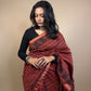 Maheshwari Silk Handblock Printed Saree
