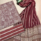 Multicolor Pasmina Handblock Printed Cotton Suit Set | Dusty Rose