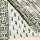 Emerald Green Pashmina Handblock Printed Cotton Suit Set