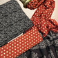 Multicolor Pasmina Handblock Printed Cotton Suit Set | Red