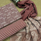 Pashmina Handblock Printed Suit Set
