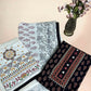 Black Patchwork Three-Piece Suits