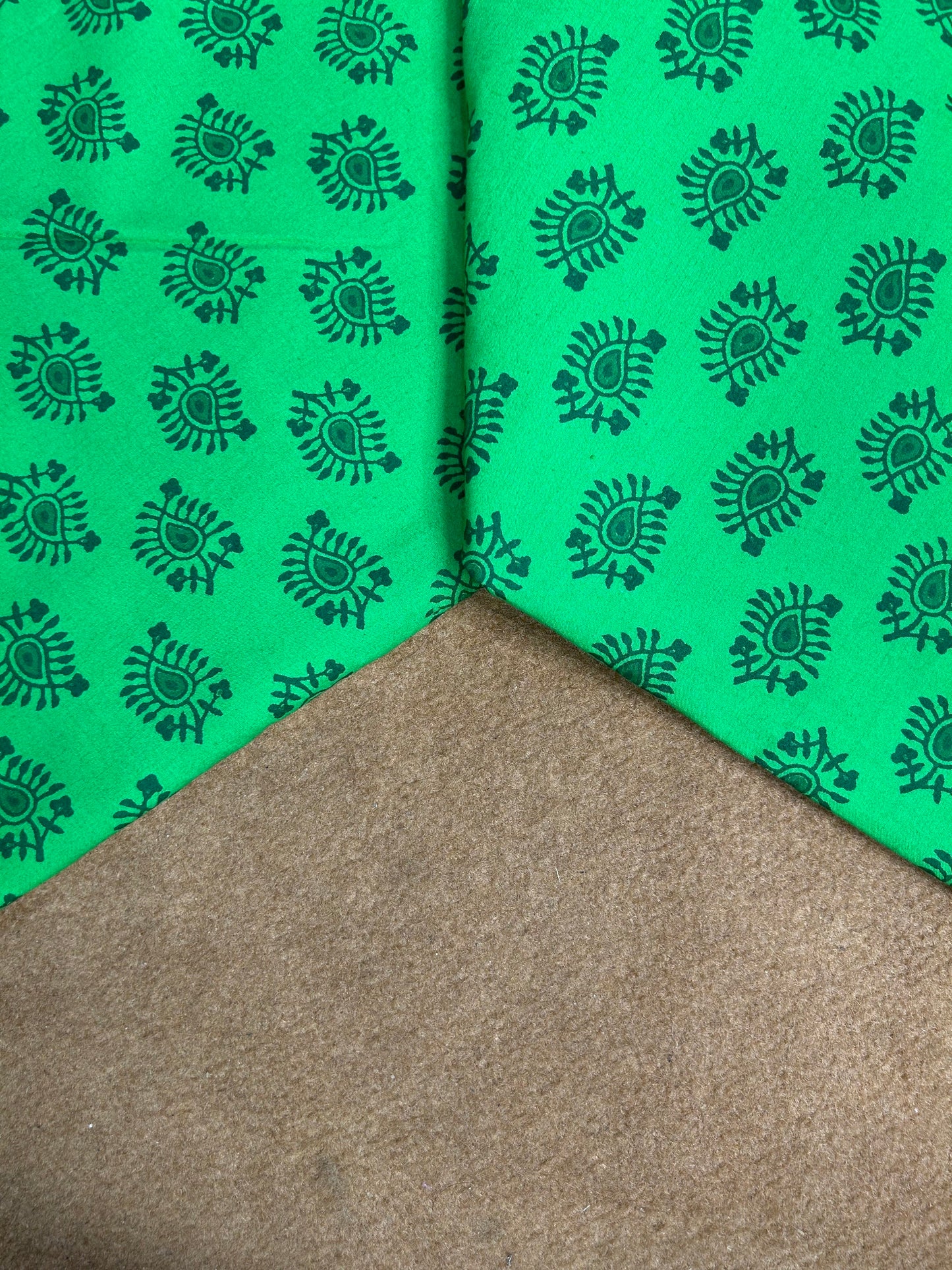 Vibrant Handblock Printed Cotton Fabric