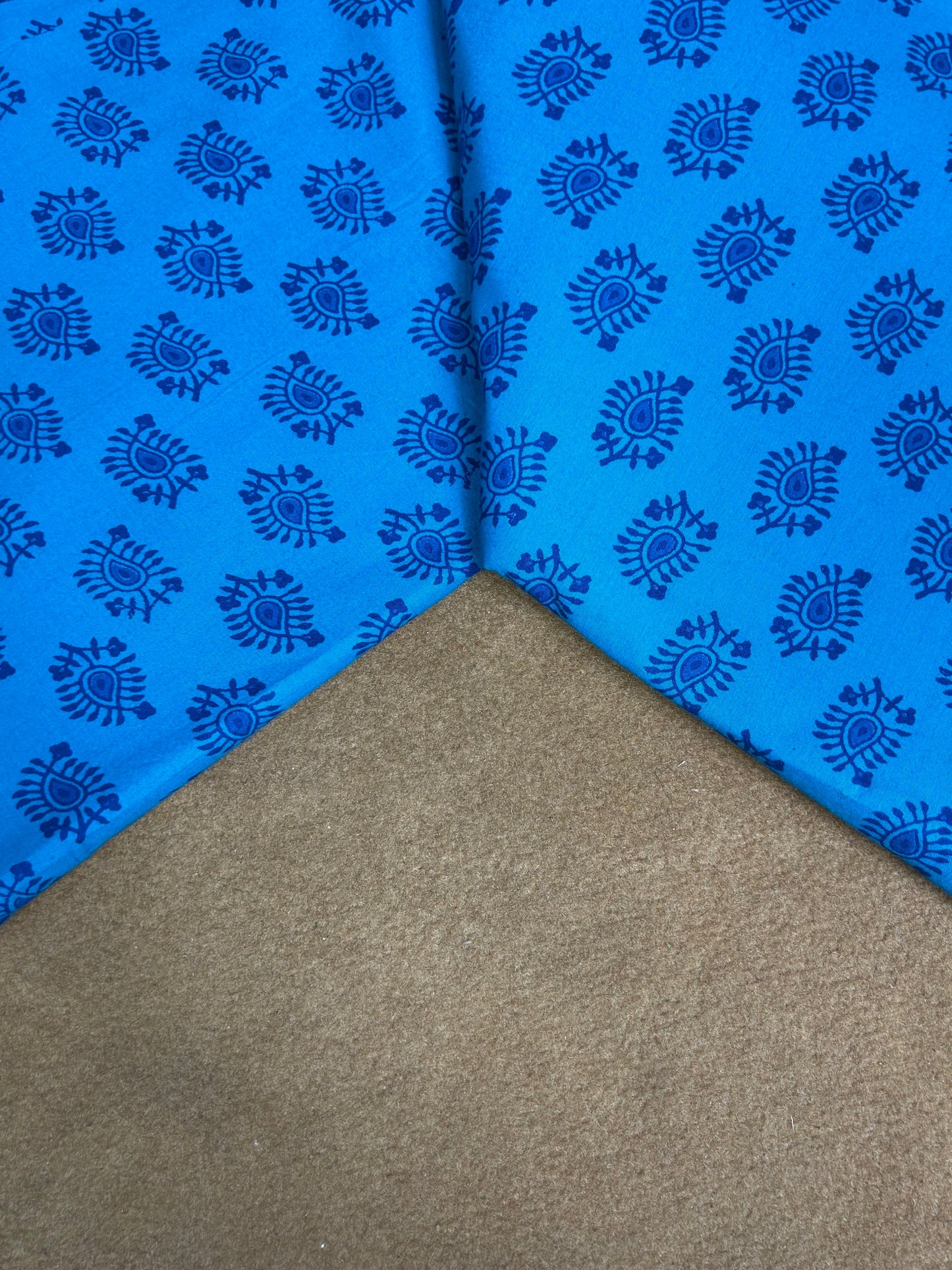 Vibrant Handblock Printed Cotton Fabric