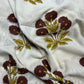 Off White Fakira Print Hand Block Printed Fabric