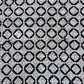 Black Saudagiri Mul Hand Block Printed Fabric