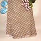 Camel Saudagiri Mul Hand Block Printed Fabric