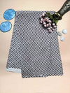 Off White Saudagiri Mul Hand Block Printed Fabric