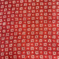 Red Saudagiri Mul Hand Block Printed Fabric