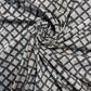 Gray Saudagiri Mul Hand Block Printed Fabric