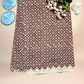 Maroon Saudagiri Mul Hand Block Printed Fabric