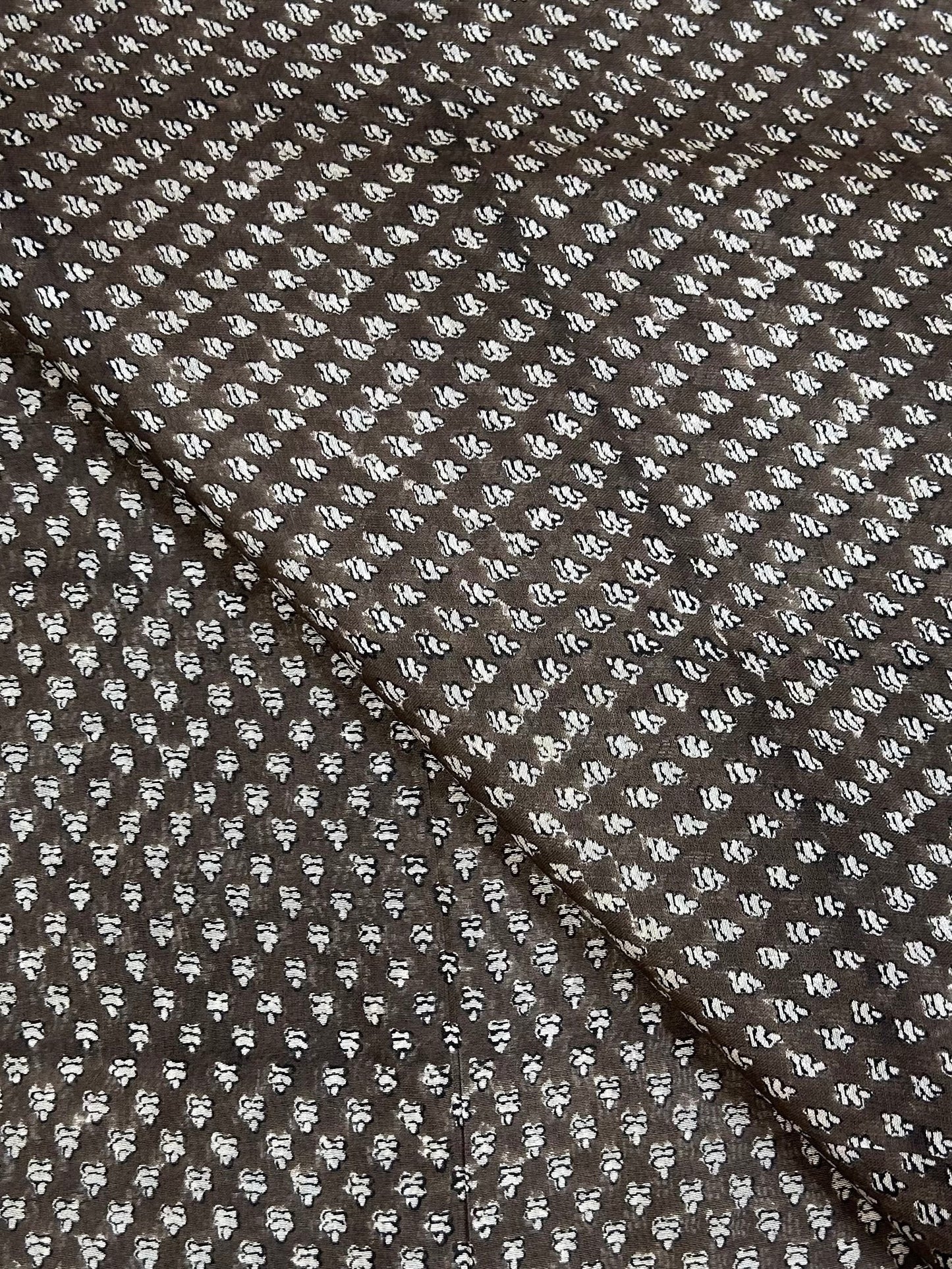 Saudagiri Print Chanderi Handblock Fabric