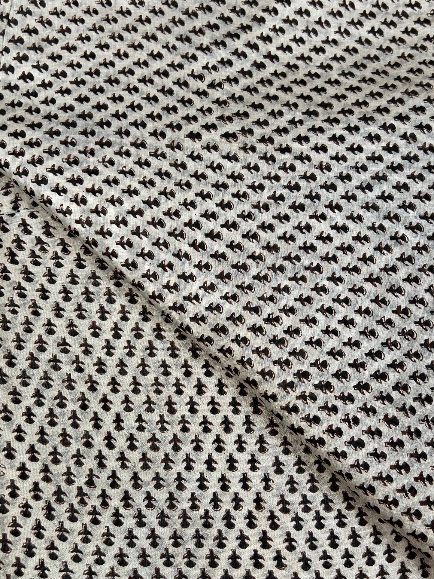 Saudagiri Print Chanderi Handblock Fabric