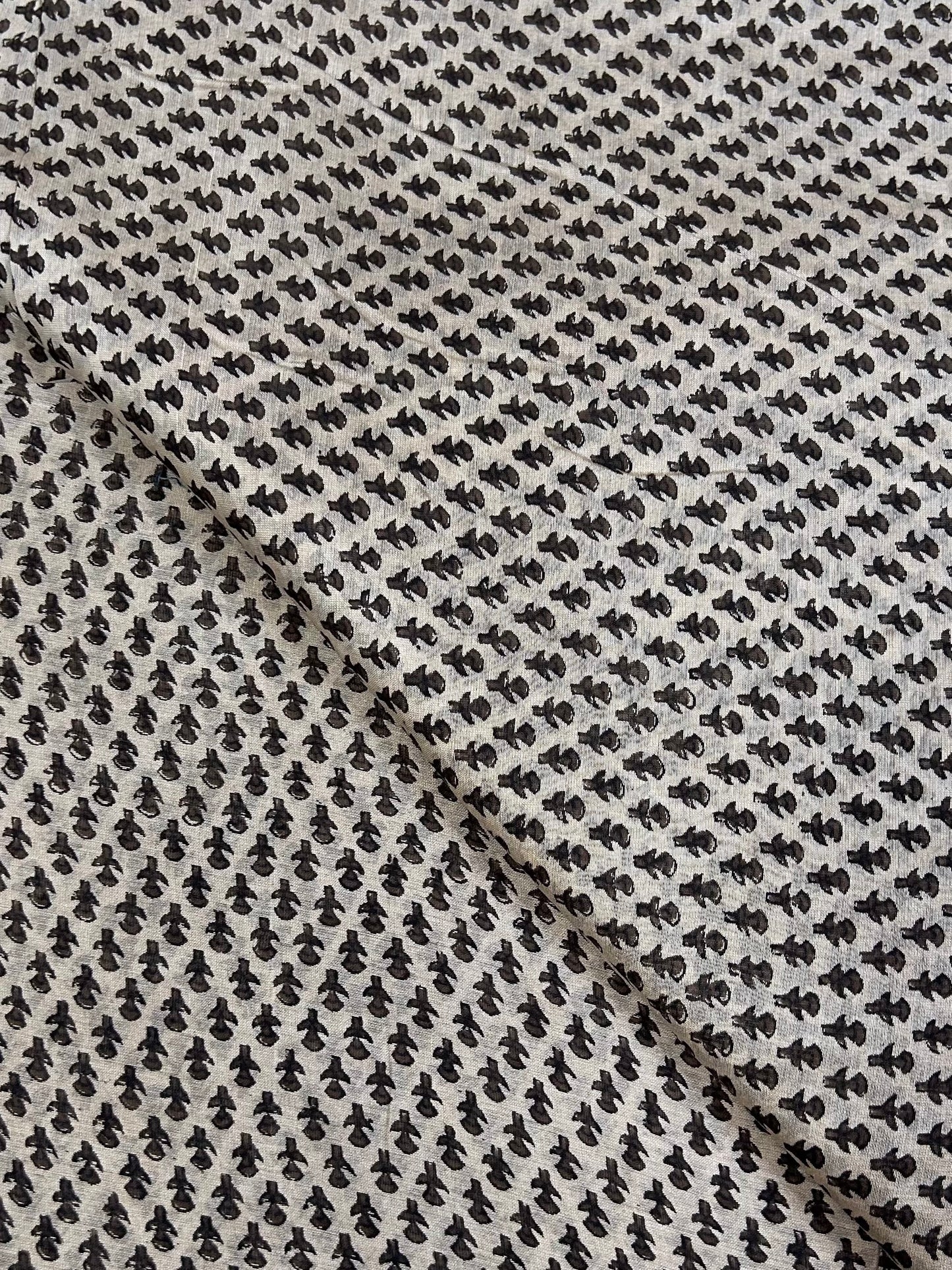 Saudagiri Print Chanderi Handblock Fabric