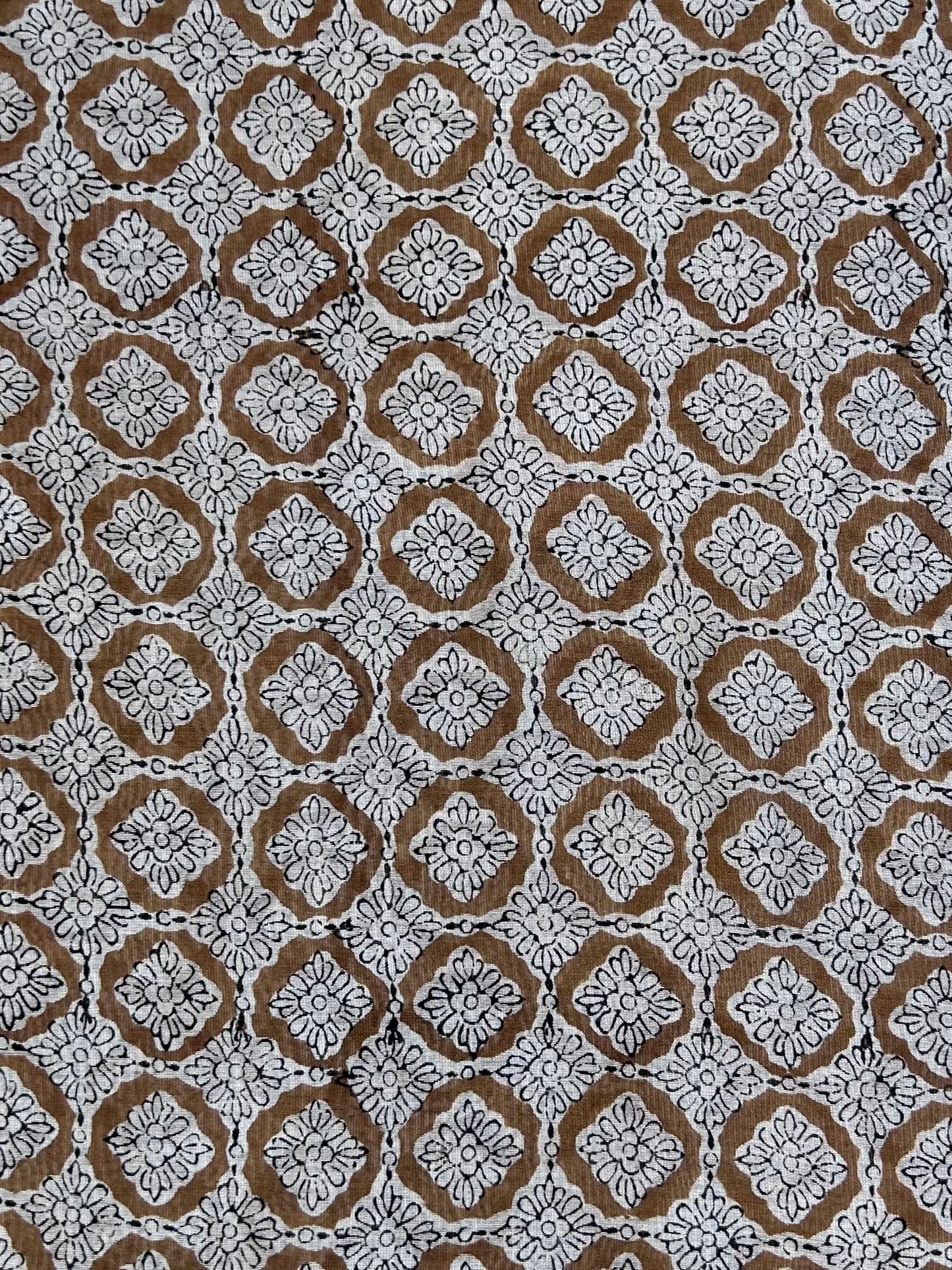 Saudagiri Print Chanderi Handblock Fabric