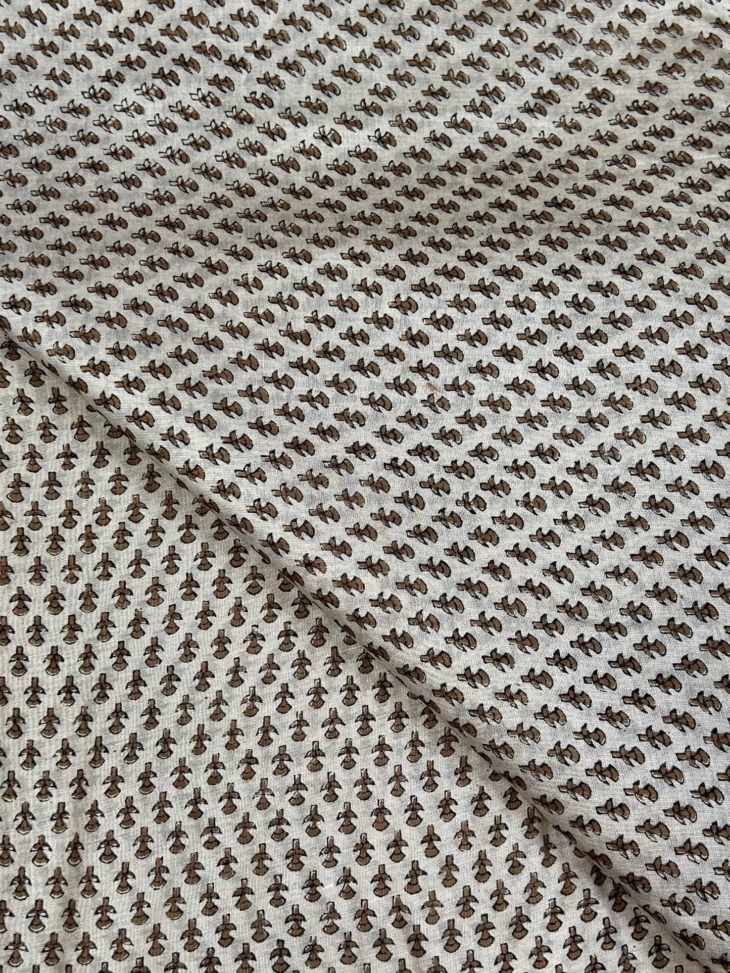 Saudagiri Print Chanderi Handblock Fabric