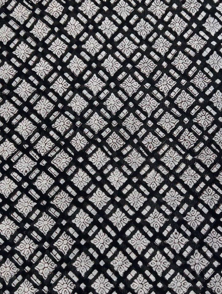 Saudagiri Print Chanderi Fabric 