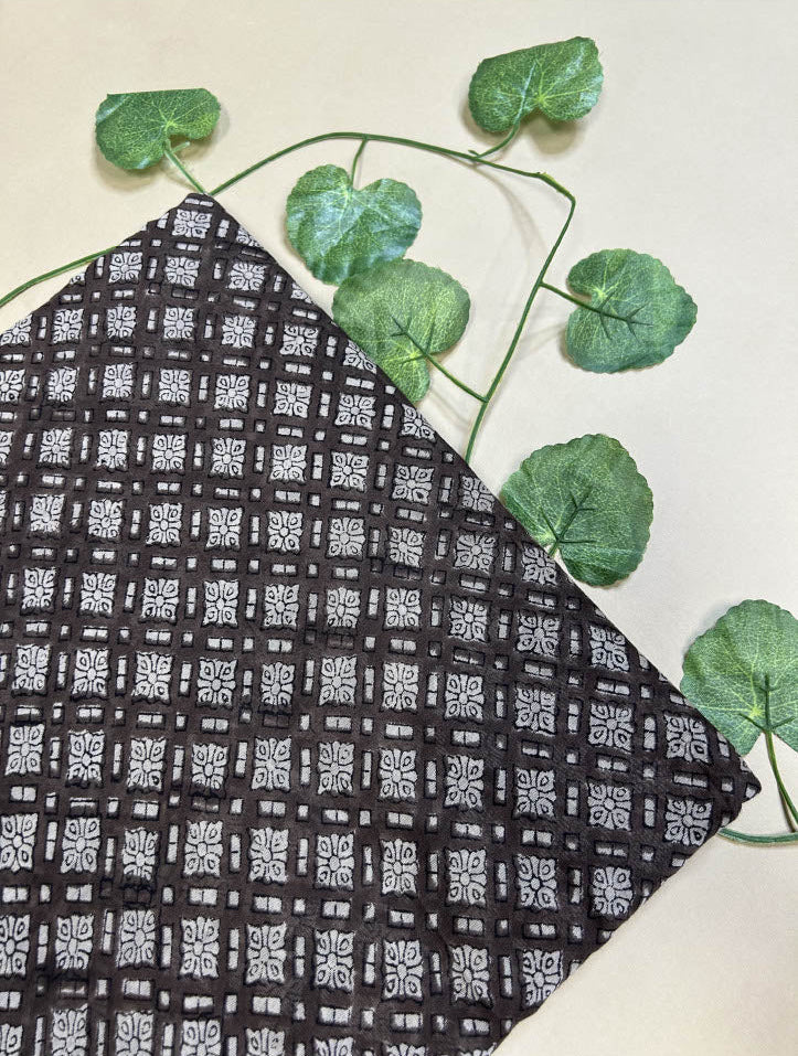 Saudagiri Print Chanderi Fabric 