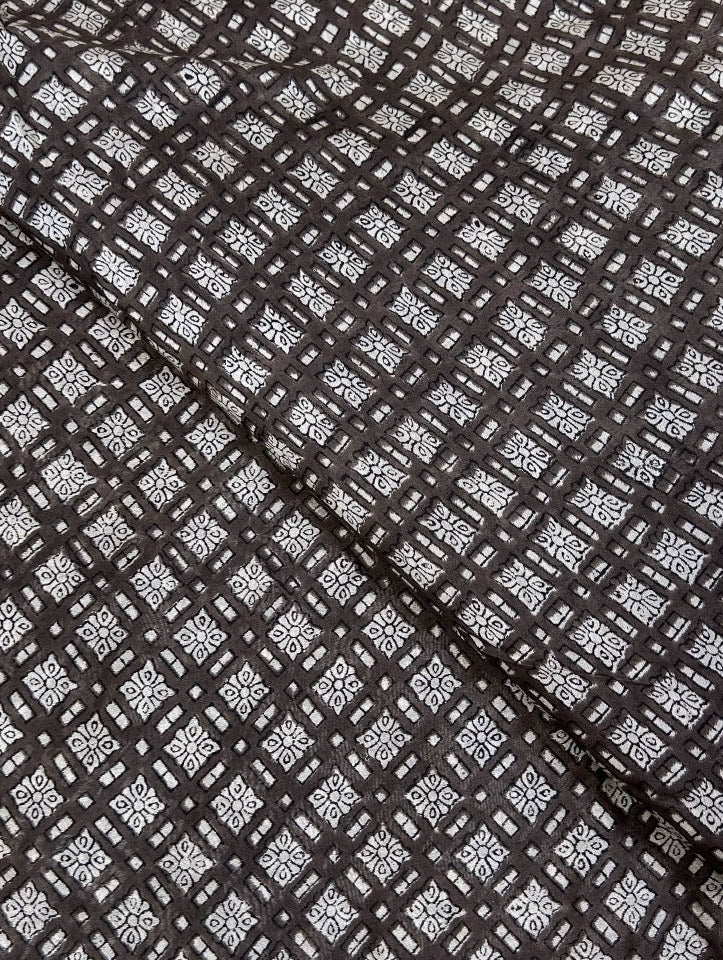 Saudagiri Print Chanderi Fabric 