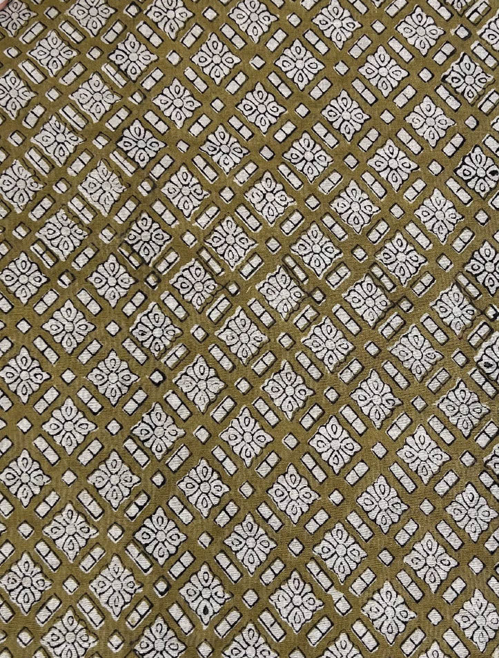 Saudagiri Print Chanderi Fabric 