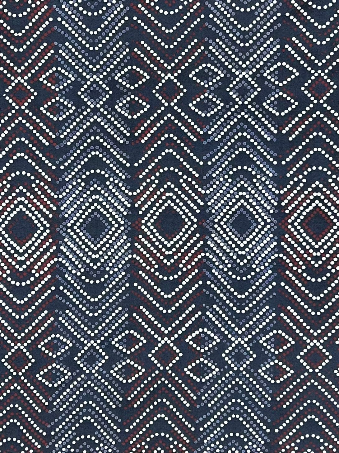 Semi Natural Hand-Block Printed Fabric
