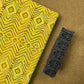 Semi Natural Hand-Block Printed Fabric