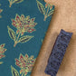 Semi Natural Hand-Block Printed Fabric