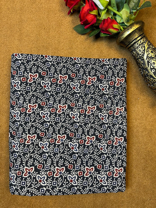 Semi Natural Hand-Block Printed Fabric