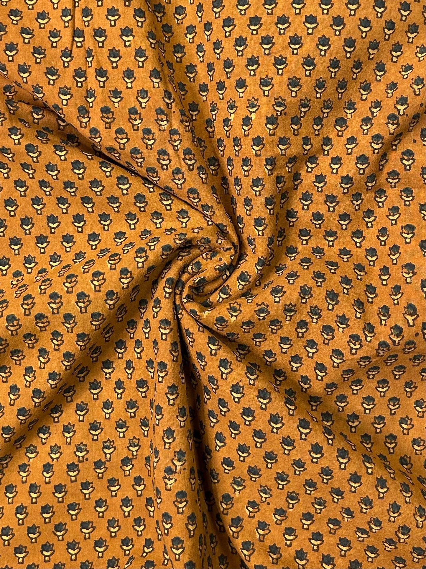 Super Ajrakh Handblock Printed Cotton Fabric