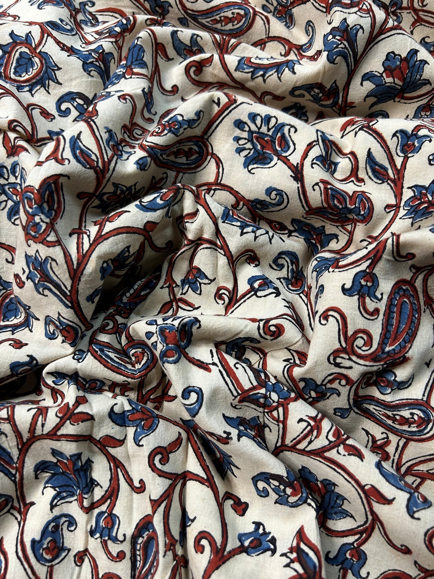 Super Ajrakh Cotton Fabric