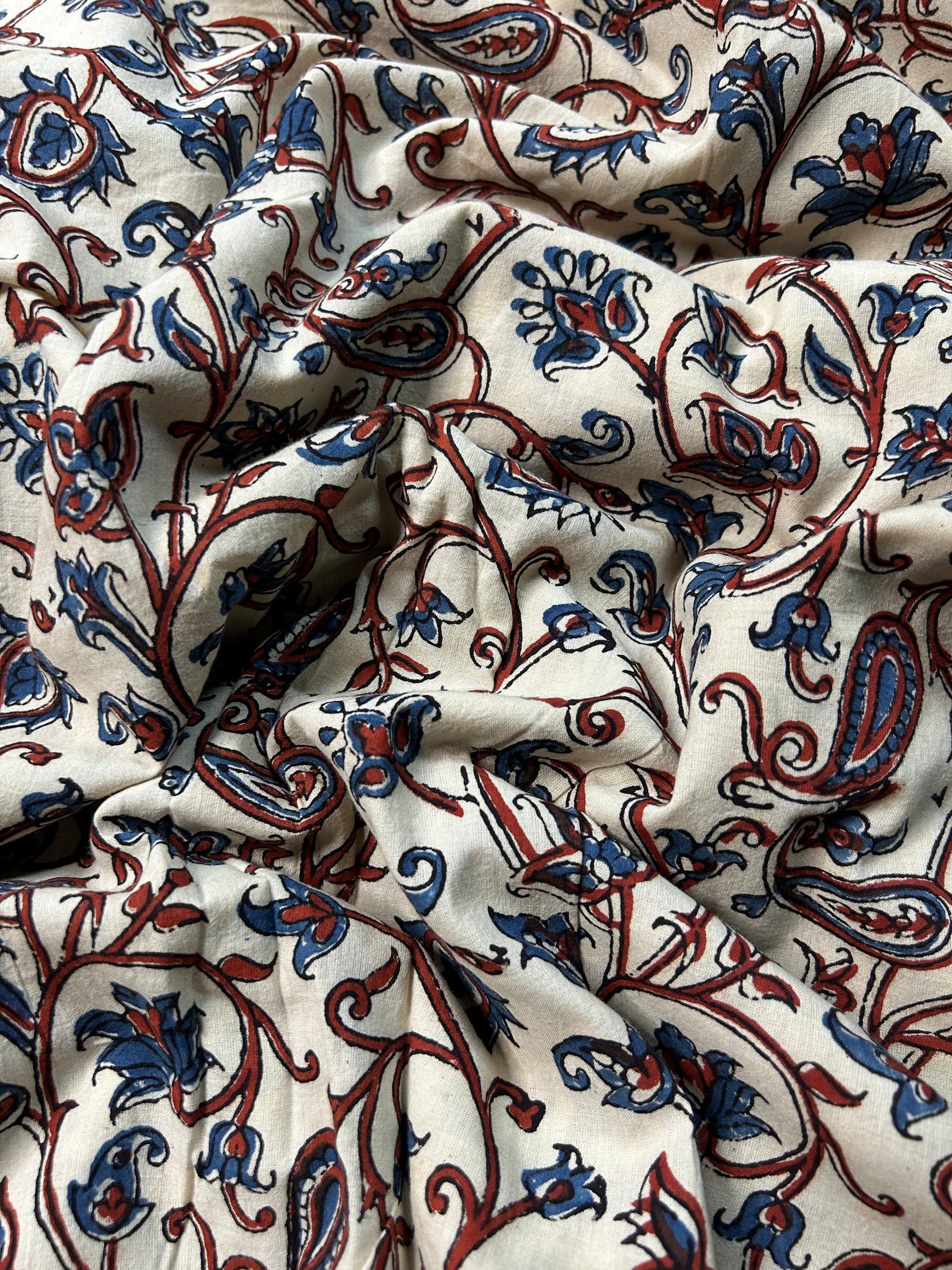 Super Ajrakh Cotton Fabric