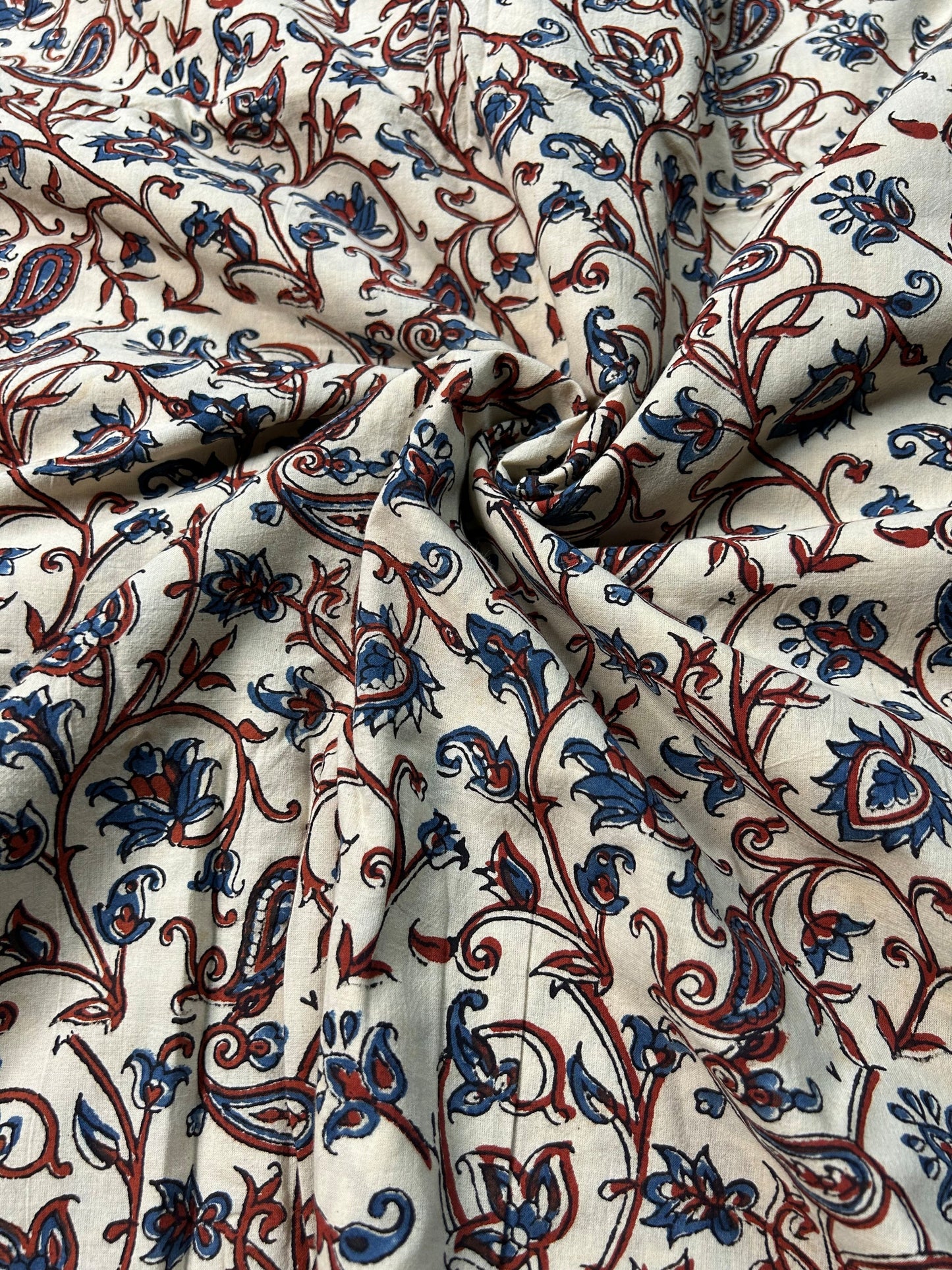 Super Ajrakh Cotton Fabric