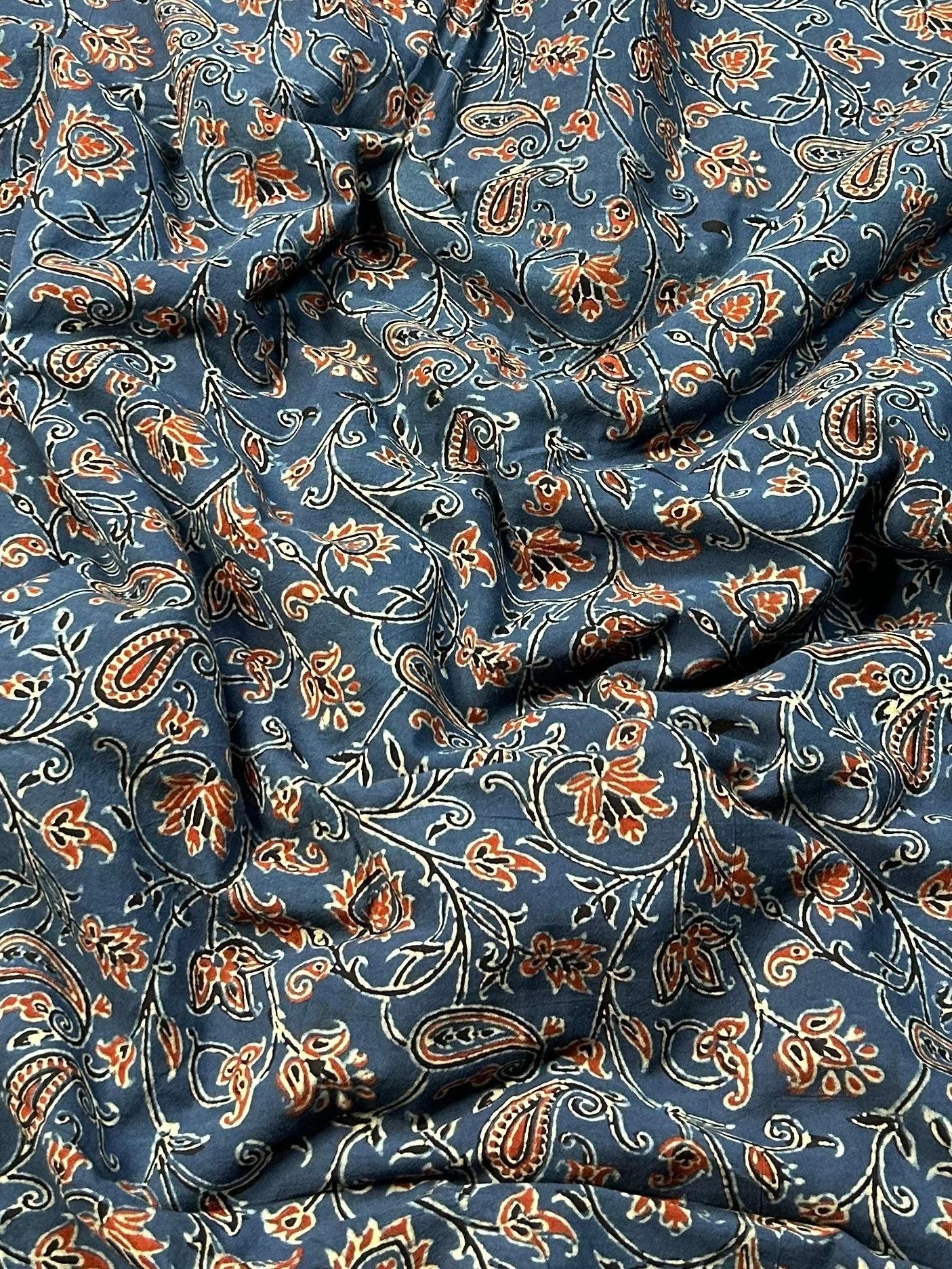 Super Ajrakh Cotton Fabric
