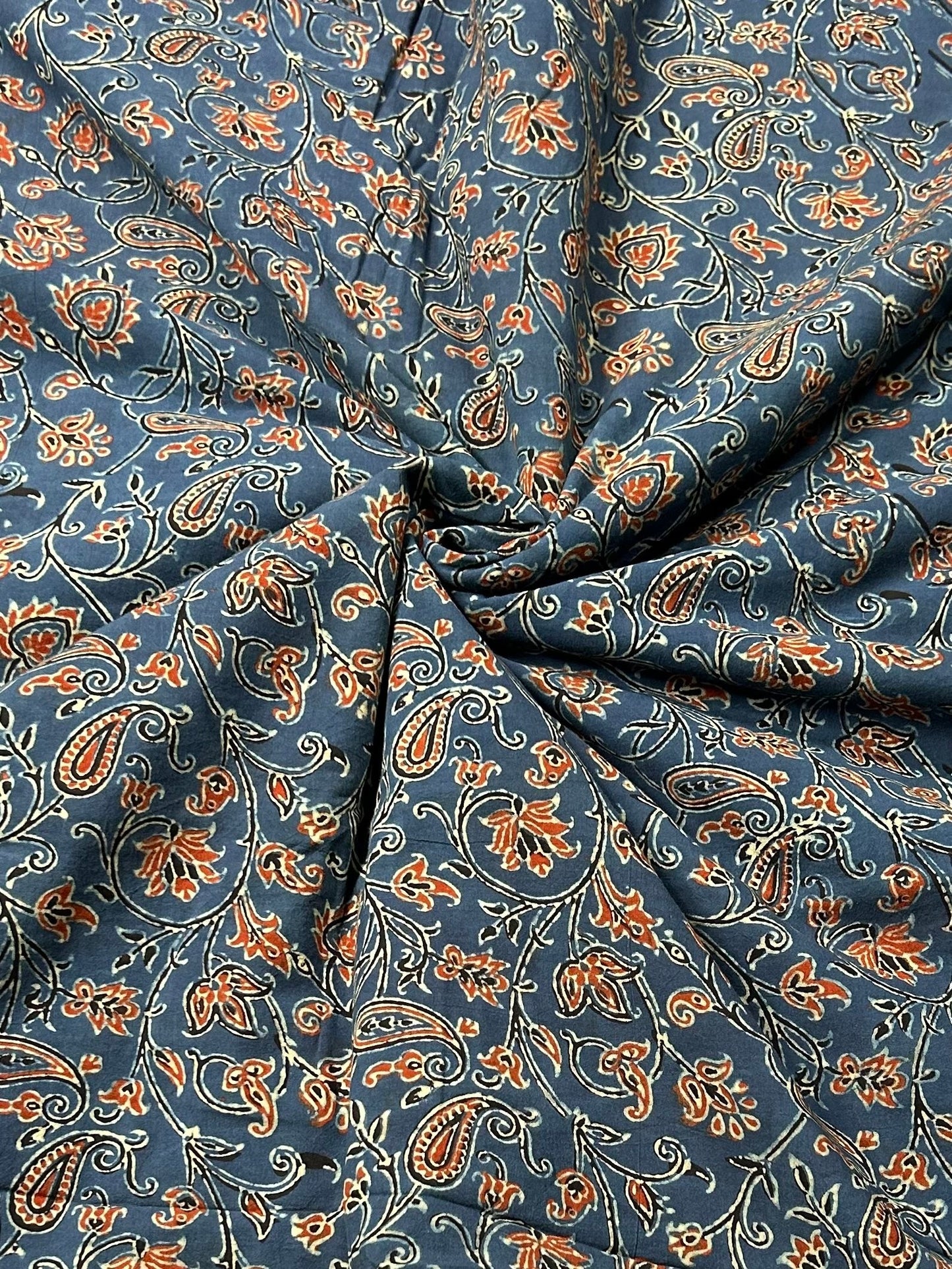 Super Ajrakh Cotton Fabric