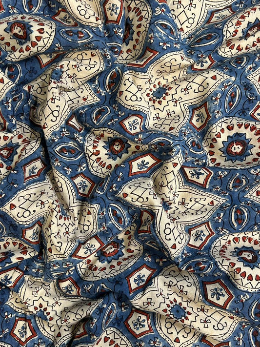 Super Ajrakh Fabric