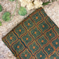 Forest Green Super Ajrakh Handblock Printed Fabric | Forest Green