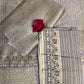 Warm Sage Beige Vanaspati Maheshwari Suits.