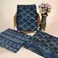 Steel Blue Vanaspati Maheshwari Suits