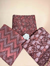 Dark Rosewood Vanaspati Maheshwari Suits