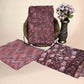Dark Rosewood Vanaspati Maheshwari Suits