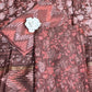 Dark Rosewood Vanaspati Maheshwari Suits